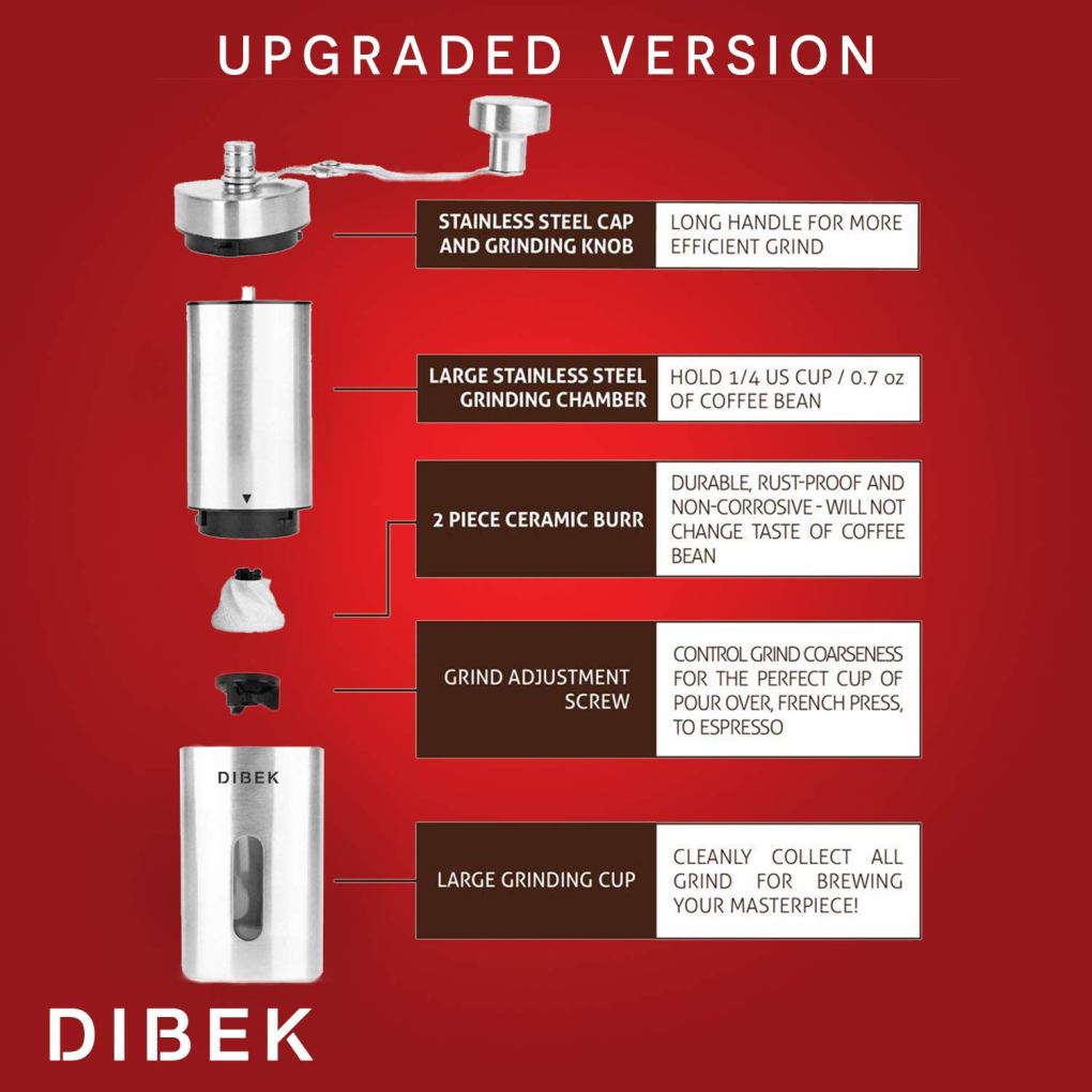 Dibek Manual Coffee Grinder Review