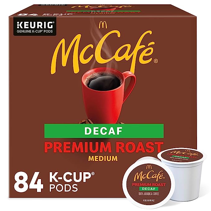 McCafe Decaf Premium Medium Roast K-Cup Coffee Pods