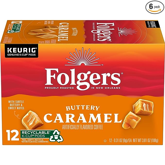 Folgers Buttery Caramel Flavored Coffee
